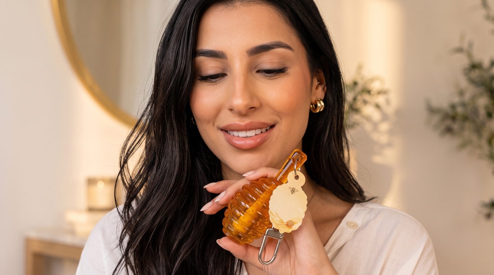 Still life premium do produto Honey Kiss