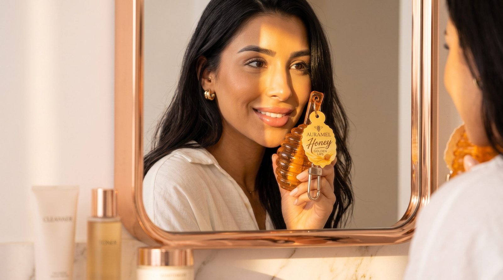 Lifestyle premium feminino com foco em beleza natural