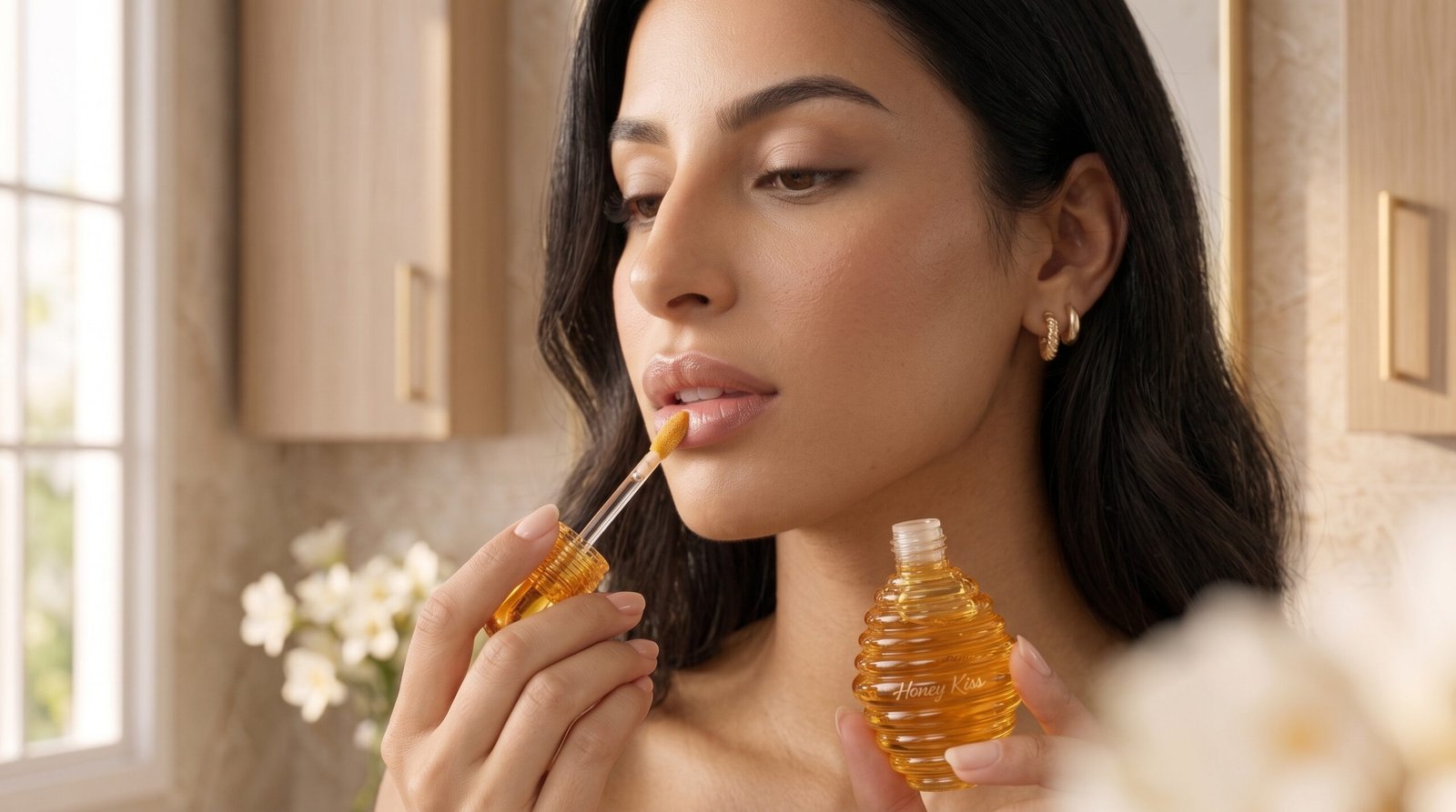 Honey Kiss, lip oil natural Nature X Power