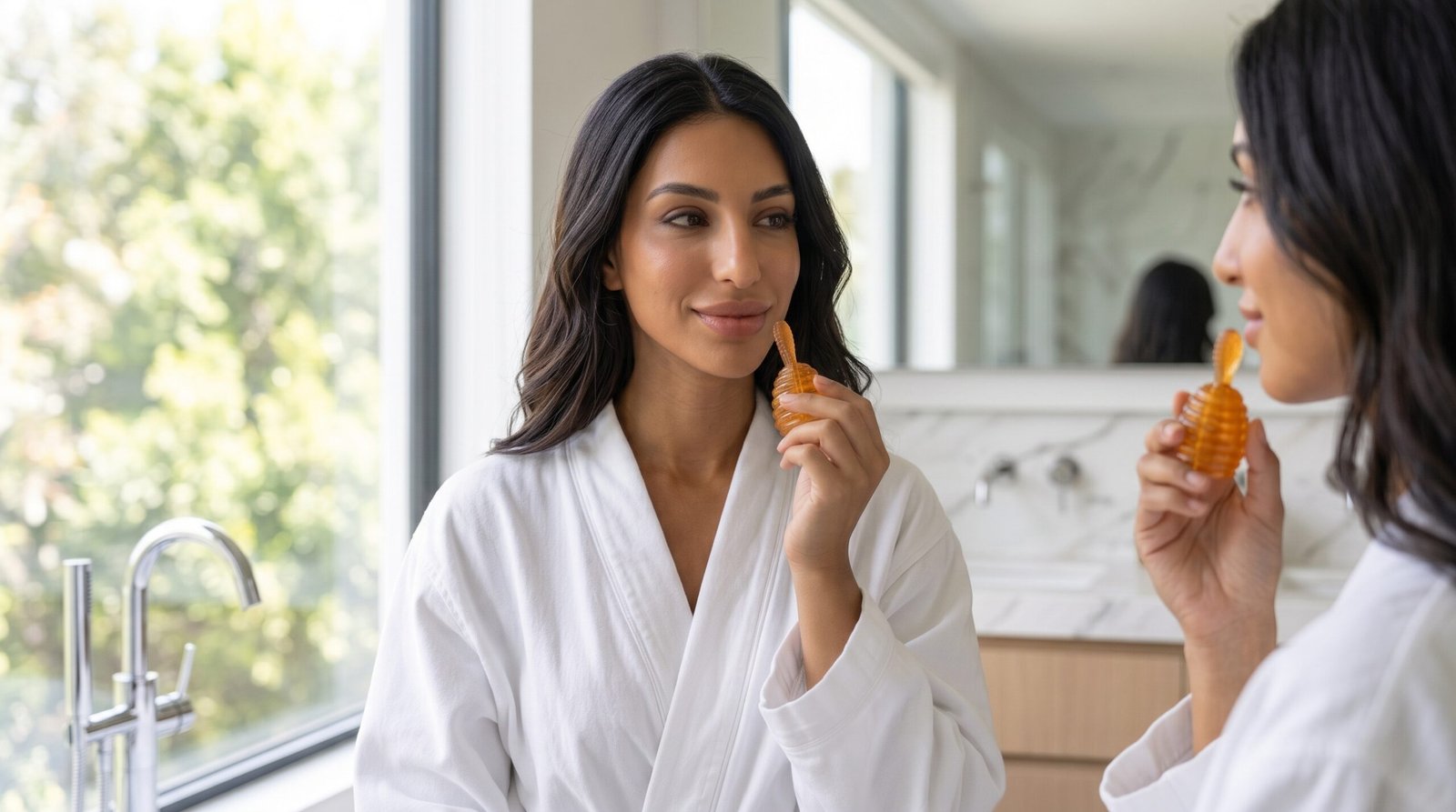 Honey Flavor, óleo labial Nature X Power, lábios hidratados premium