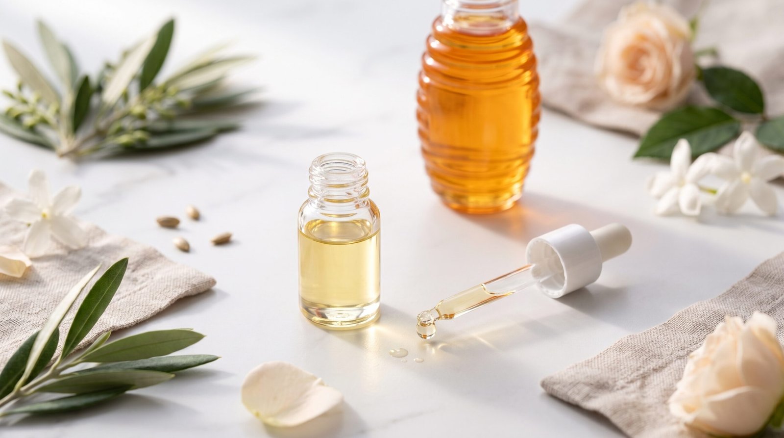 Óleo vegetal natural, ingrediente do Honey Flavor