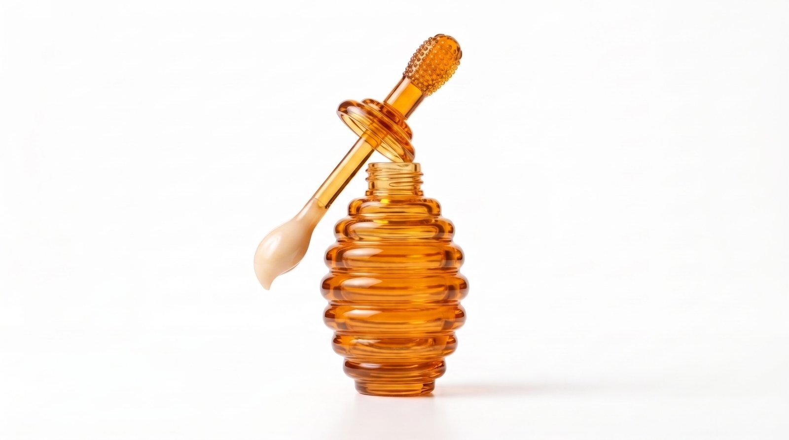 Honey Flavor aberto, detalhe do aplicador premium